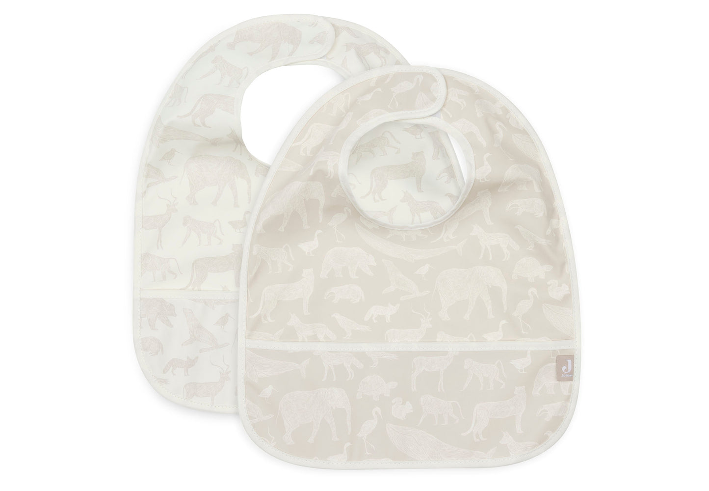 Bavoirs imperméables (Pack de 2) | Animals Nougat