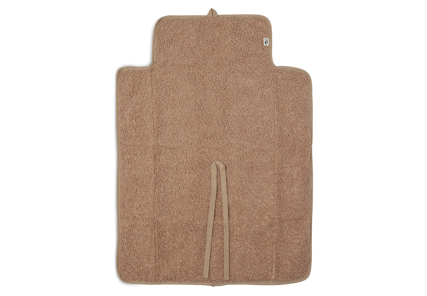 Tapis à langer nomade Boucle | Biscuit