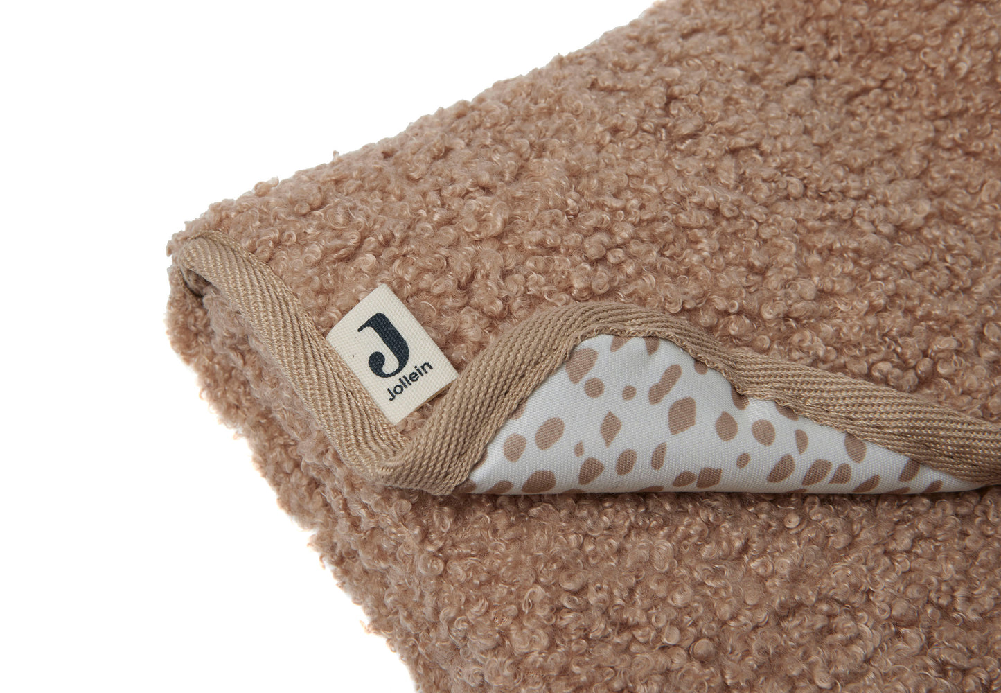 Tapis à langer nomade Boucle | Biscuit