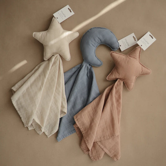 Doudou lange Lune | Bleu