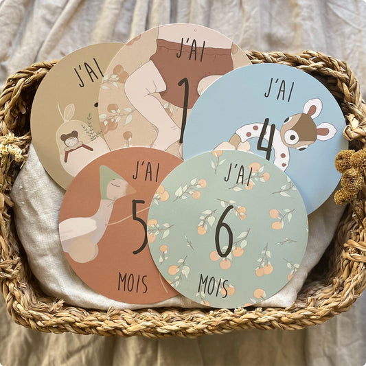 Carte étapes "Ma première année" | Vintage