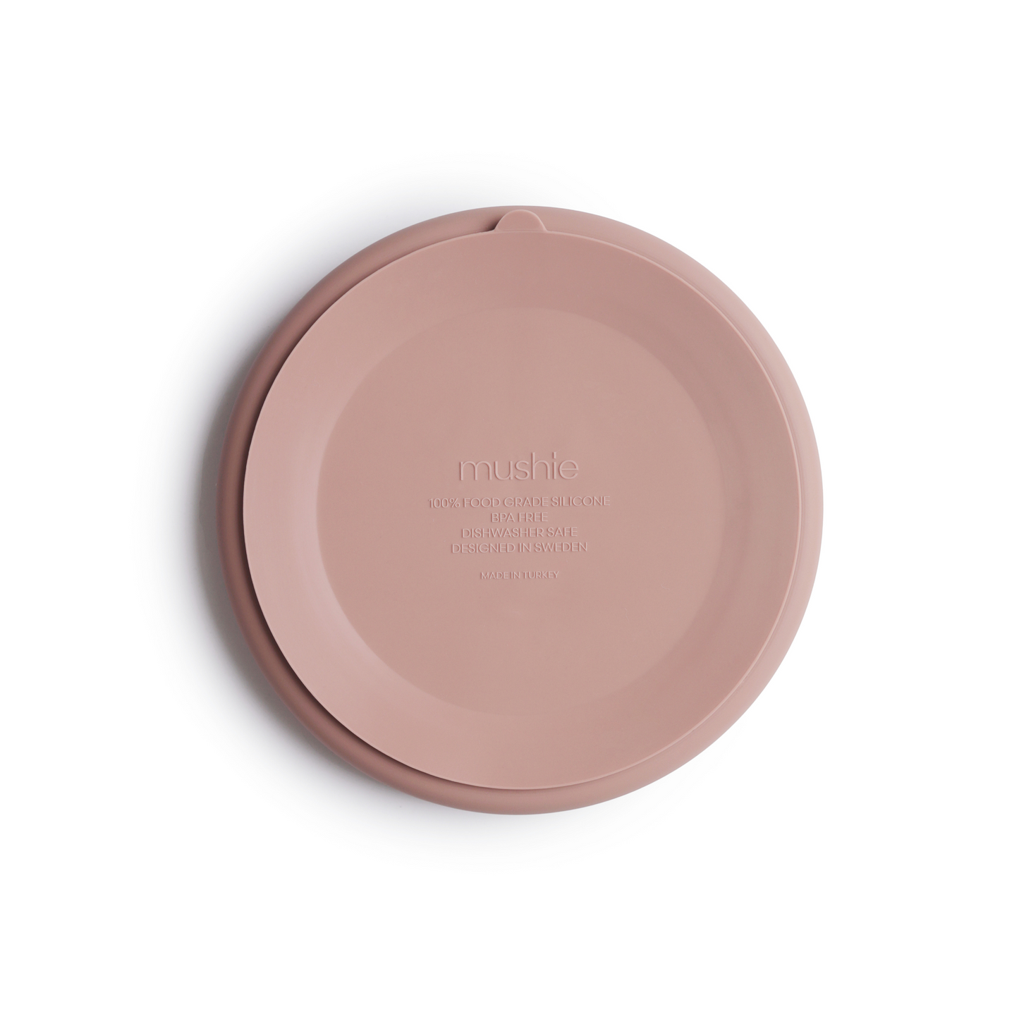 Assiette à compartiments en silicone | Blush