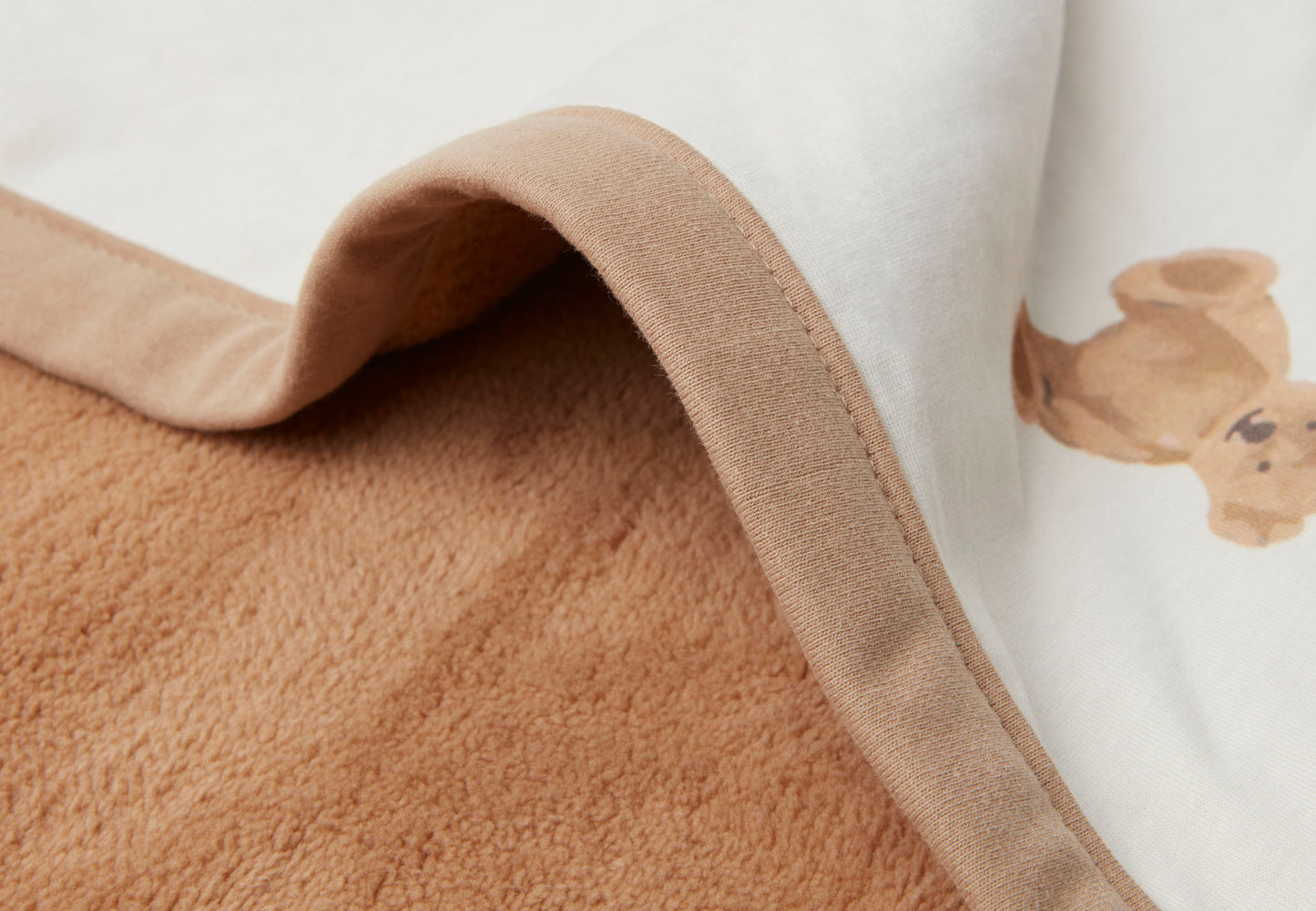Couverture berceau jersey | Teddy bear