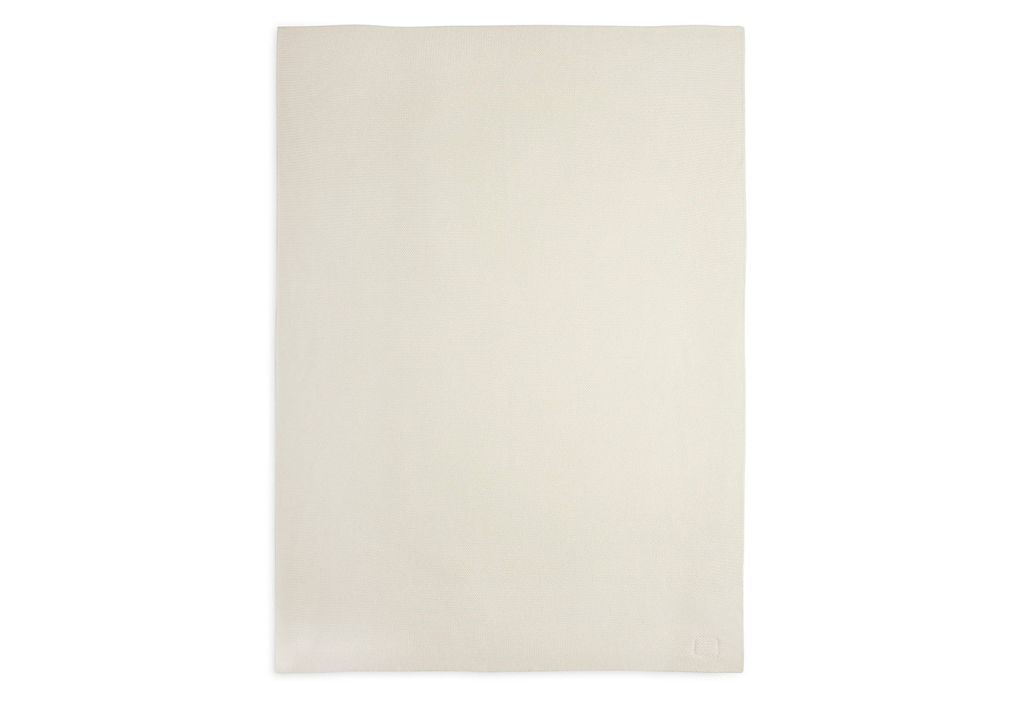 Couverture Basic knit | Ivoire
