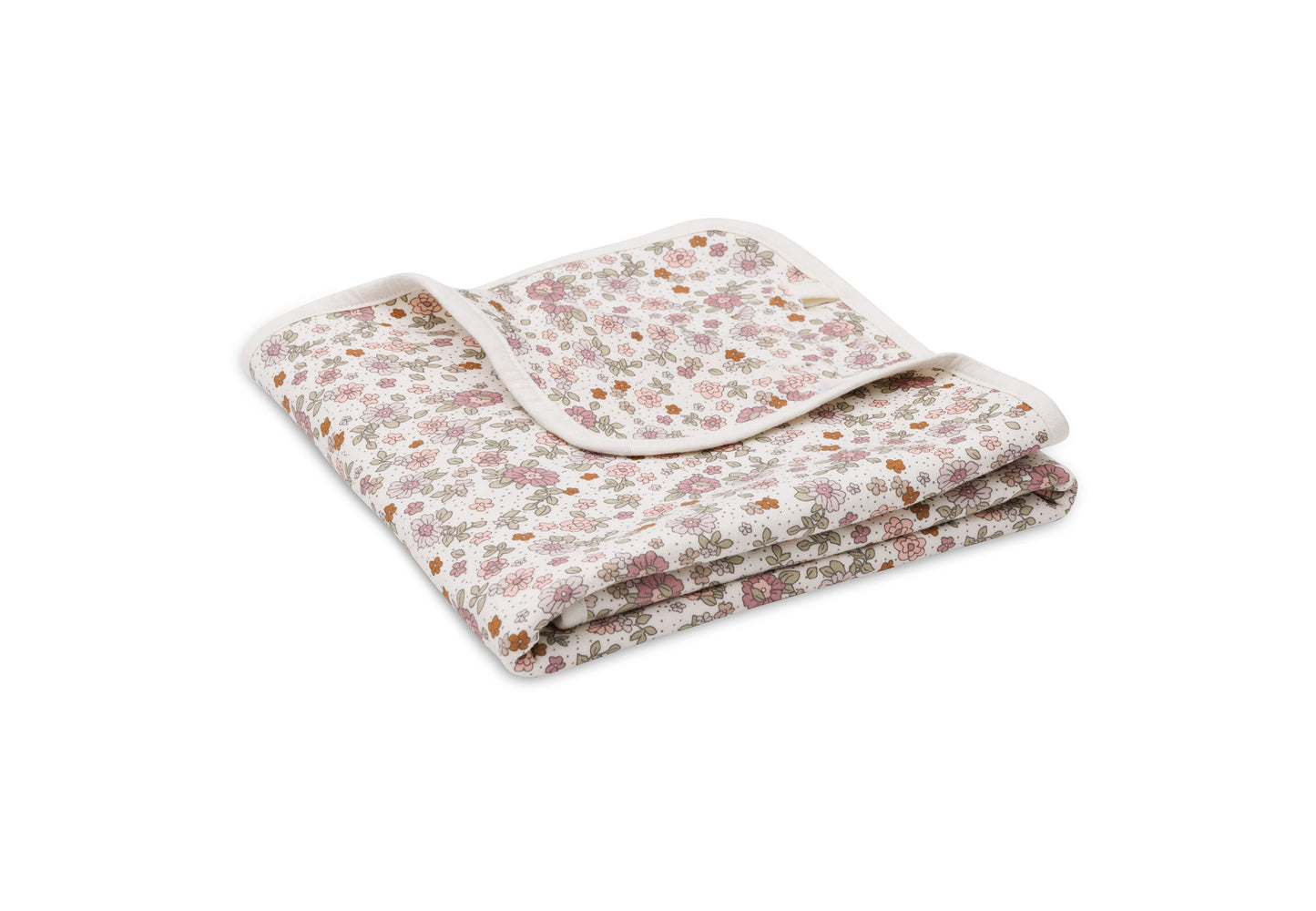 Couverture jersey | Retro flowers