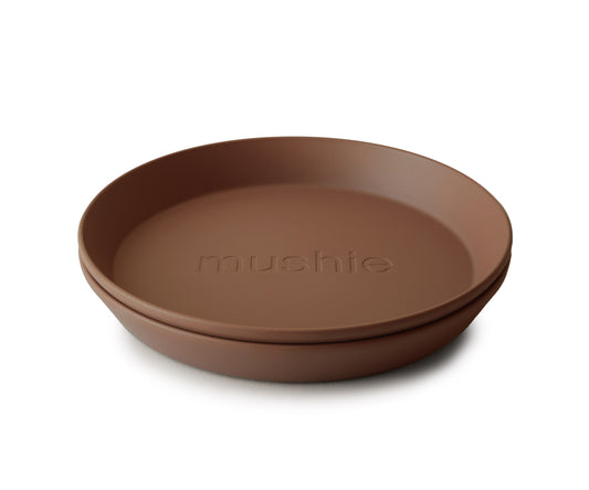 Lot de 2 assiettes plates rondes | Caramel