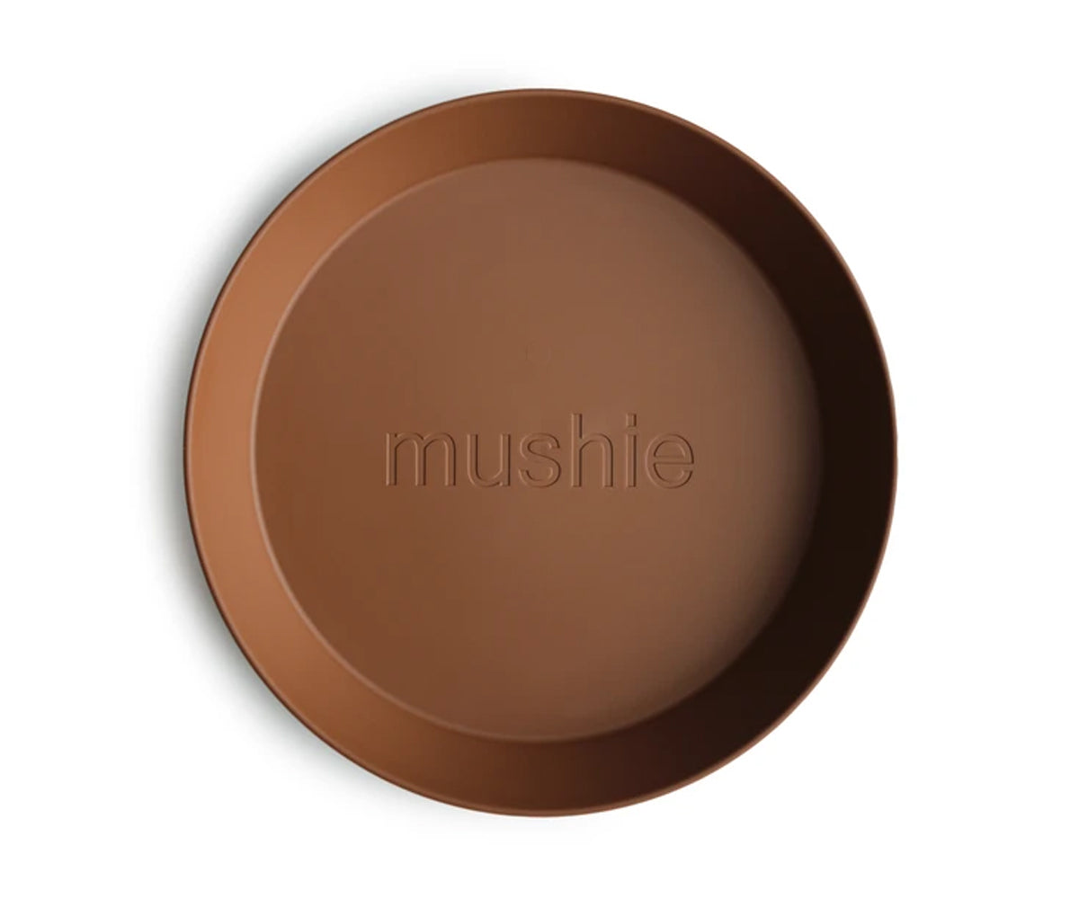 Lot de 2 assiettes plates rondes | Caramel