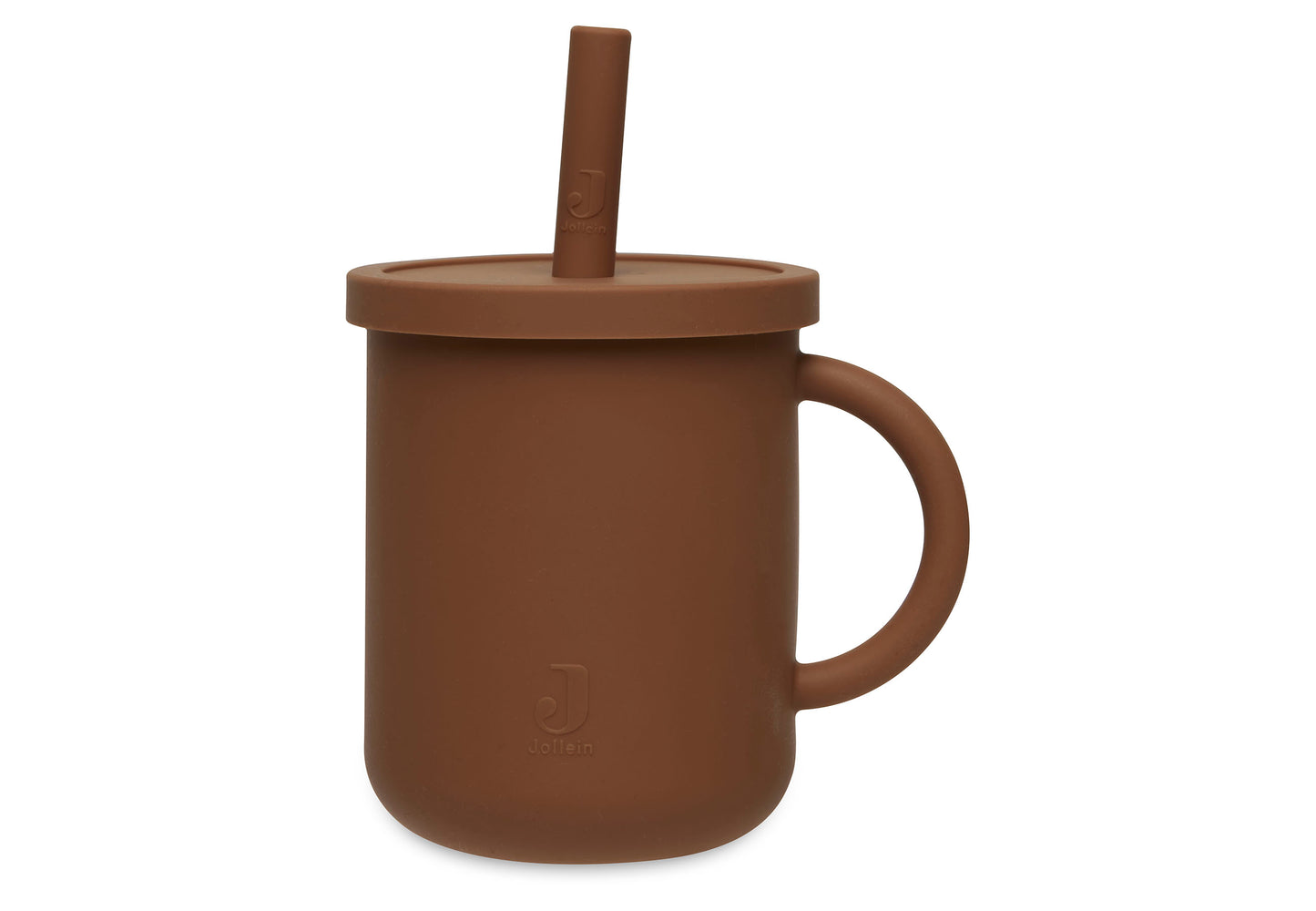 Tasse à paille en silicone | Caramel