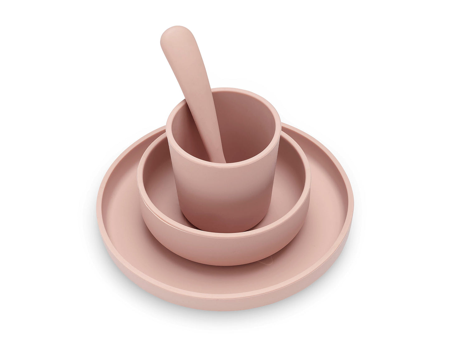 Coffret repas en silicone | Rose