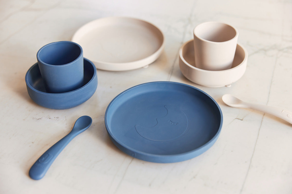 Coffret repas en silicone | Bleu nuit
