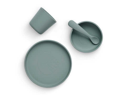 Coffret repas en silicone | Sauge