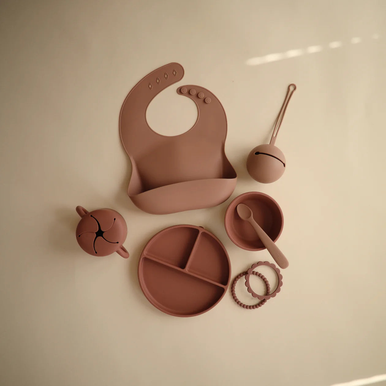 Assiette à compartiments en silicone | Marmotte