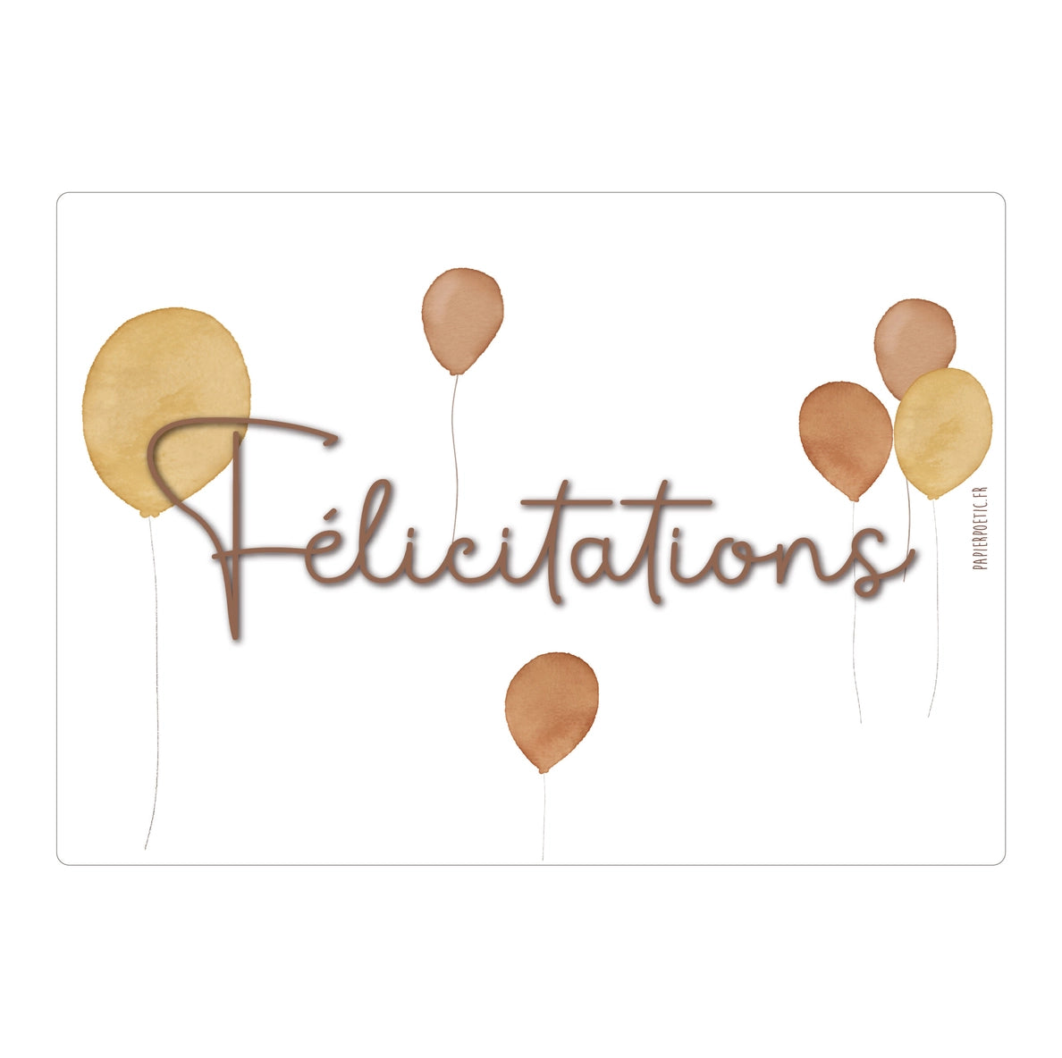 Carte Poétique Félicitations
