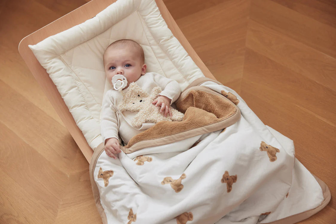 Couverture berceau jersey | Teddy bear