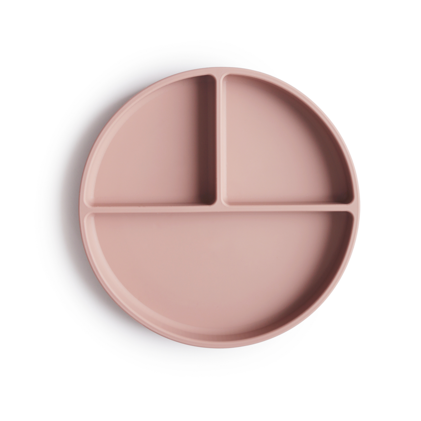Assiette à compartiments en silicone | Blush