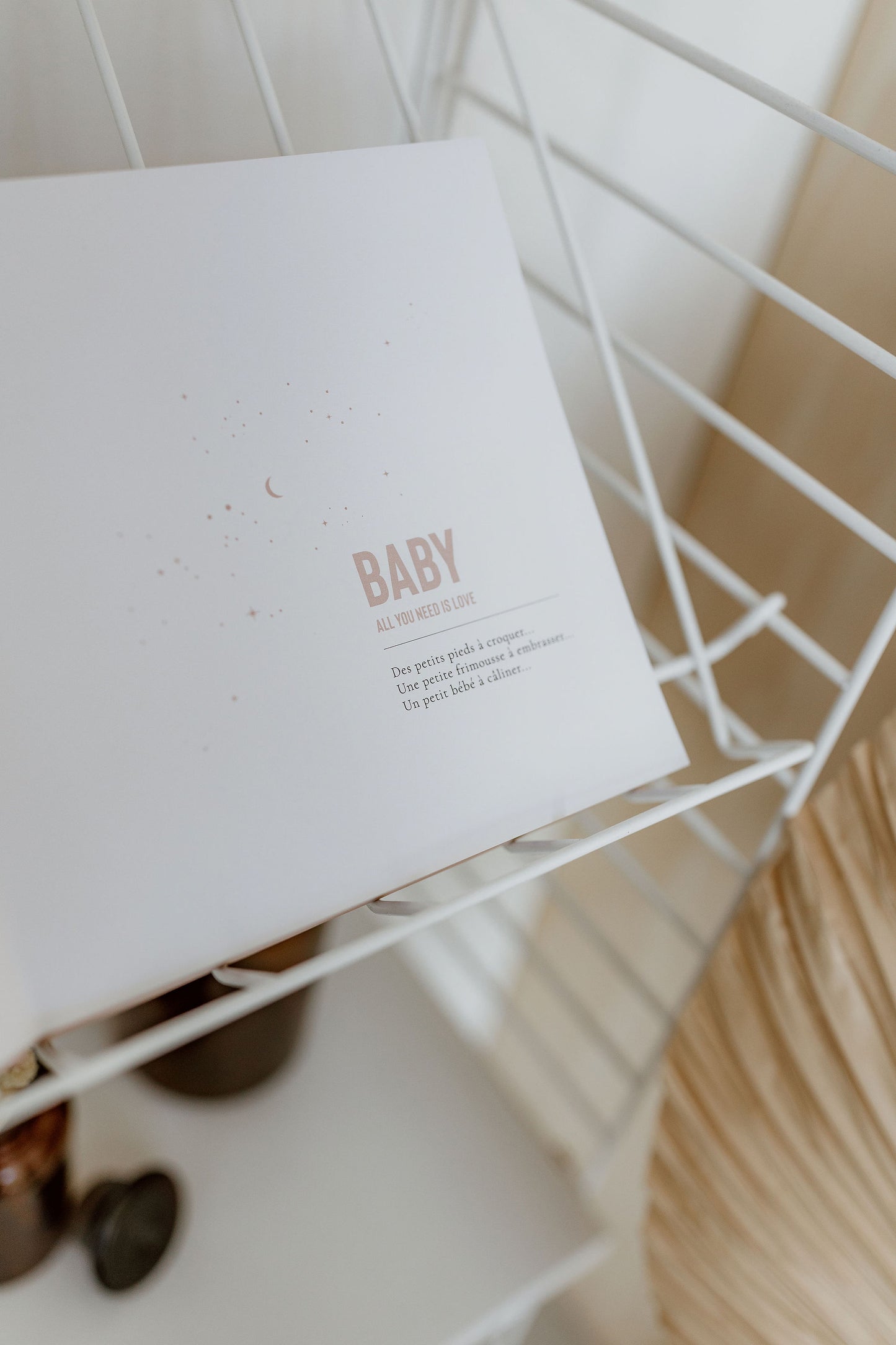 Livre de naissance Céleste | Neige