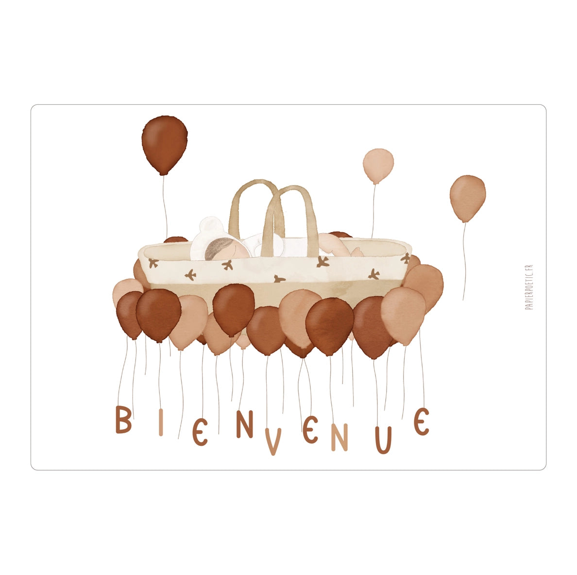 Carte Berceau Bienvenue