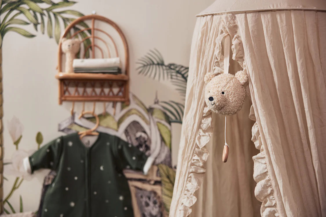 Peluche musicale Teddy bear | Naturel