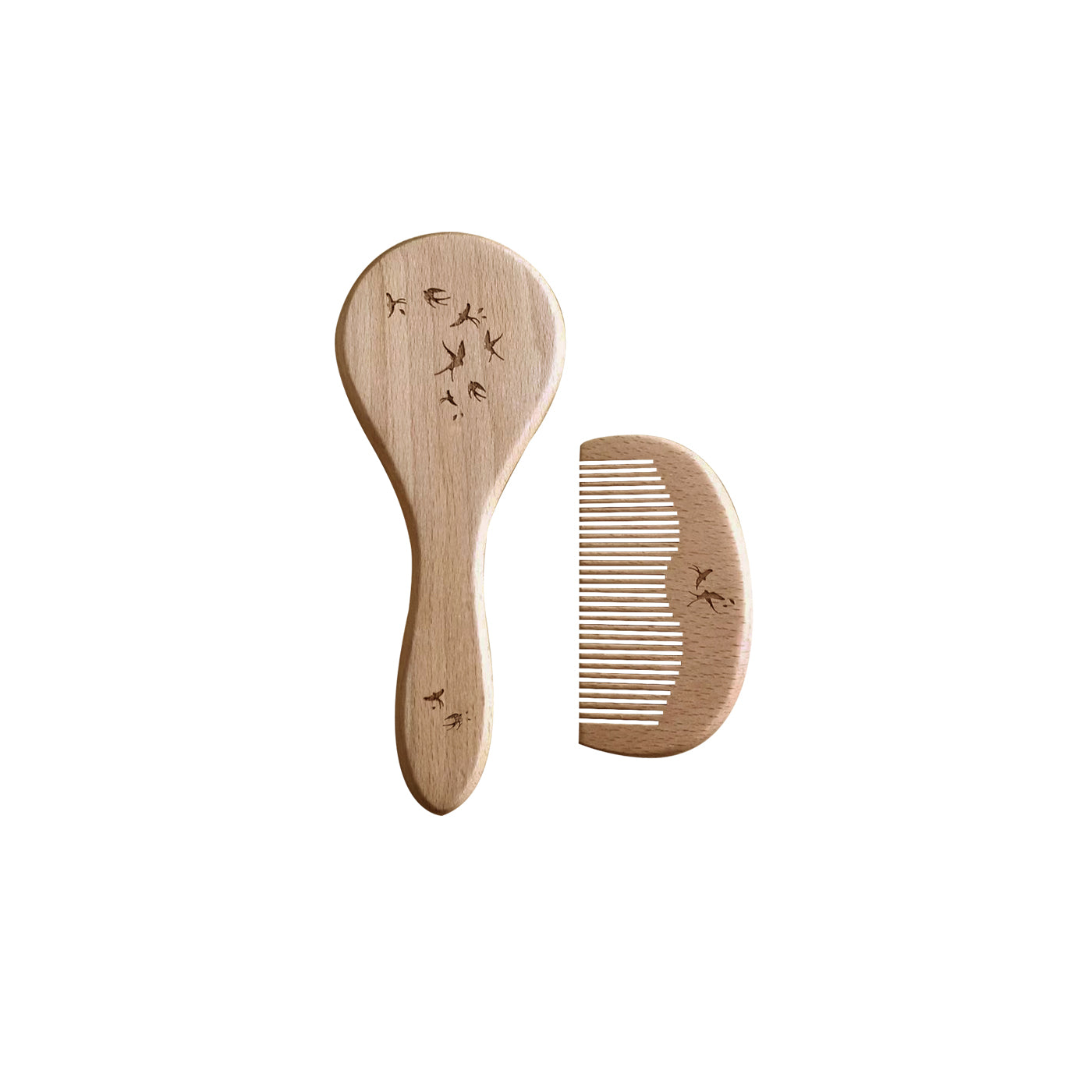 Brosse et peigne bébé | Hirondelles