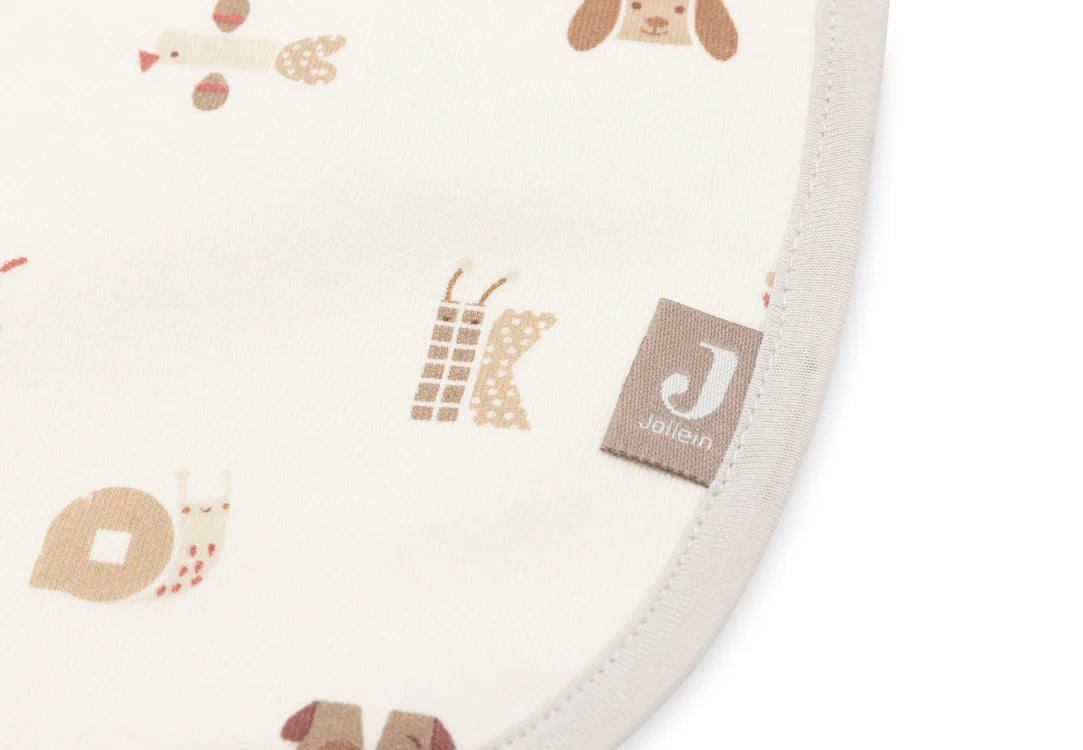 Lot de 5 bavoirs | Animal Friends