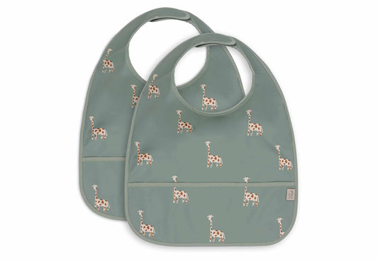 Lot de 2 bavoirs imperméables | Jungle Jambo