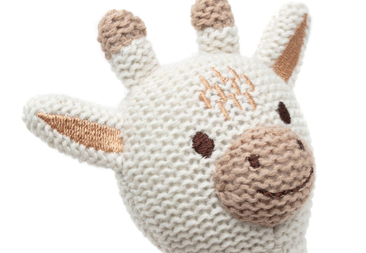 Hochet en tricot | Girafe