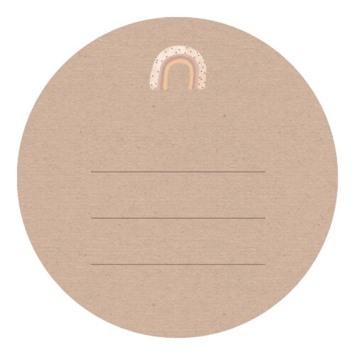 Carte ronde à gratter | Garçon ou Fille ?