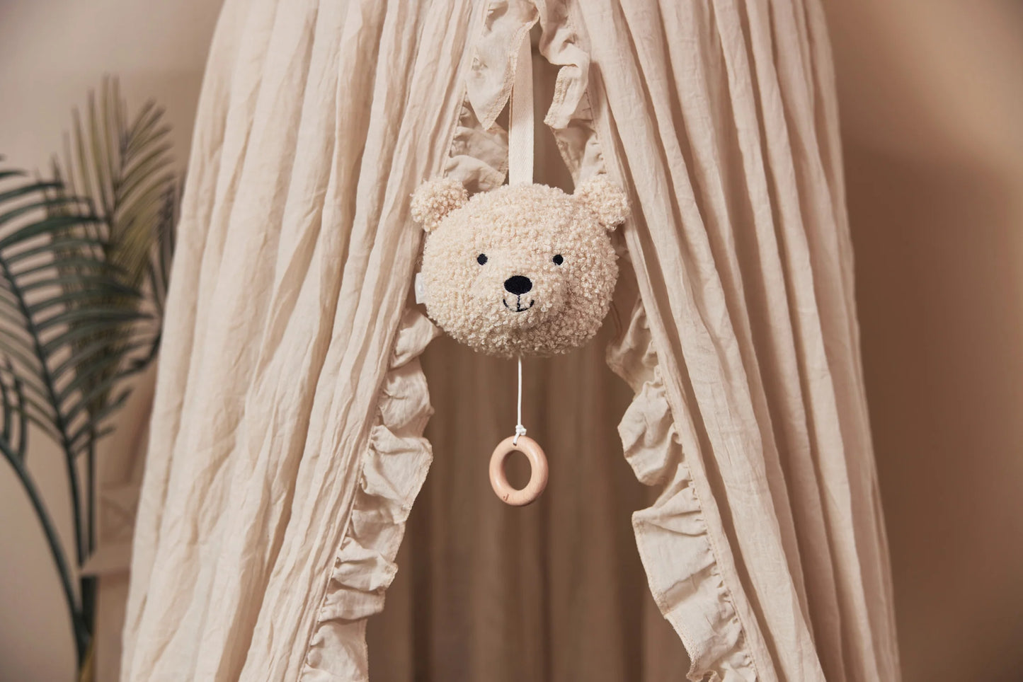 Peluche musicale Teddy bear | Naturel