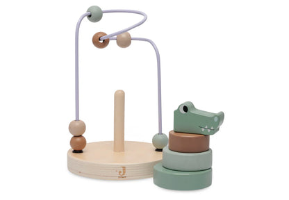 Boulier d'empilage à spirale Croco | Jungle Jambo