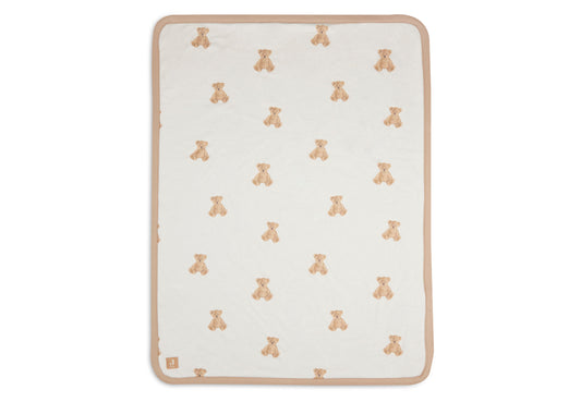 Couverture berceau jersey | Teddy bear