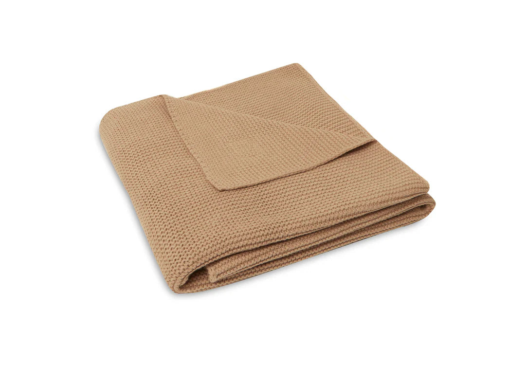Couverture Basic knit | Biscuit