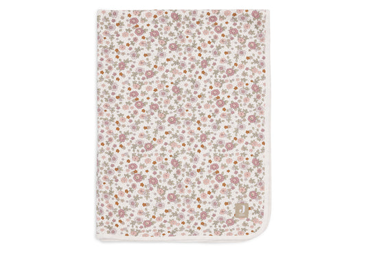 Couverture jersey | Retro flowers