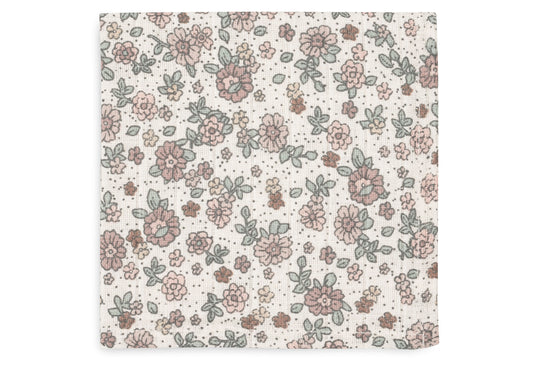 Serviettes gaze de coton | 31cm | Retro Flowers