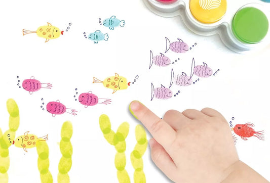 Peinture à doigt | 6 couleurs