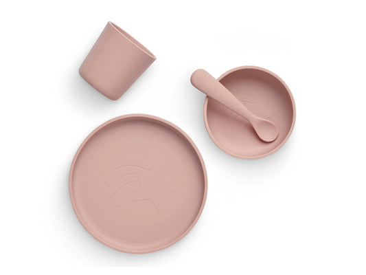 Coffret repas en silicone | Rose
