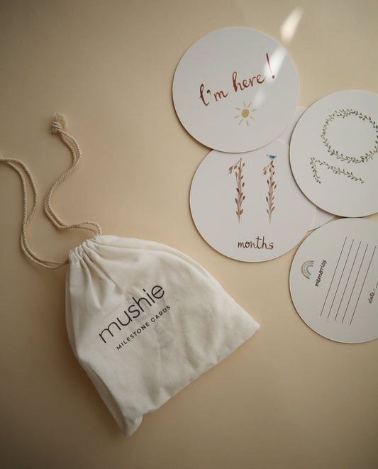 Cartes étapes Milestone | Mushie