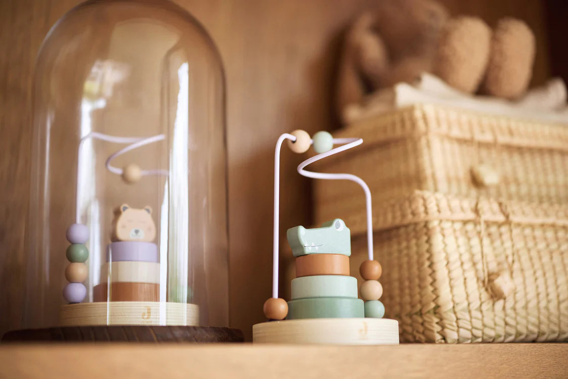 Boulier d'empilage à spirale Croco | Jungle Jambo