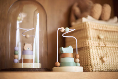 Boulier d'empilage à spirale Croco | Jungle Jambo