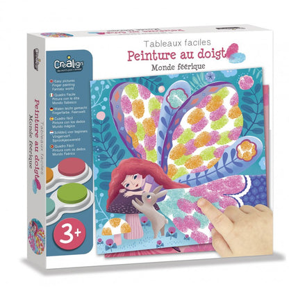 Tableaux faciles Peinture au doigt "Monde féerique"